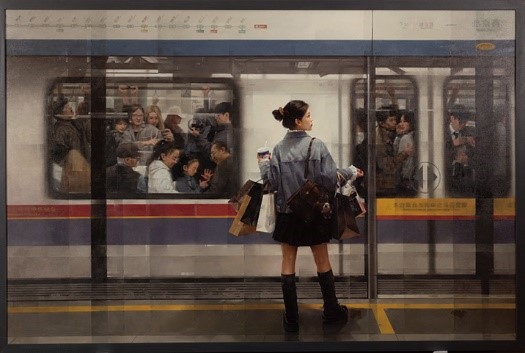 <h2>城市节奏</h2><p>作者：林瀚</p><p>规格：150cm×230cm</p><p>品类：油画</p>